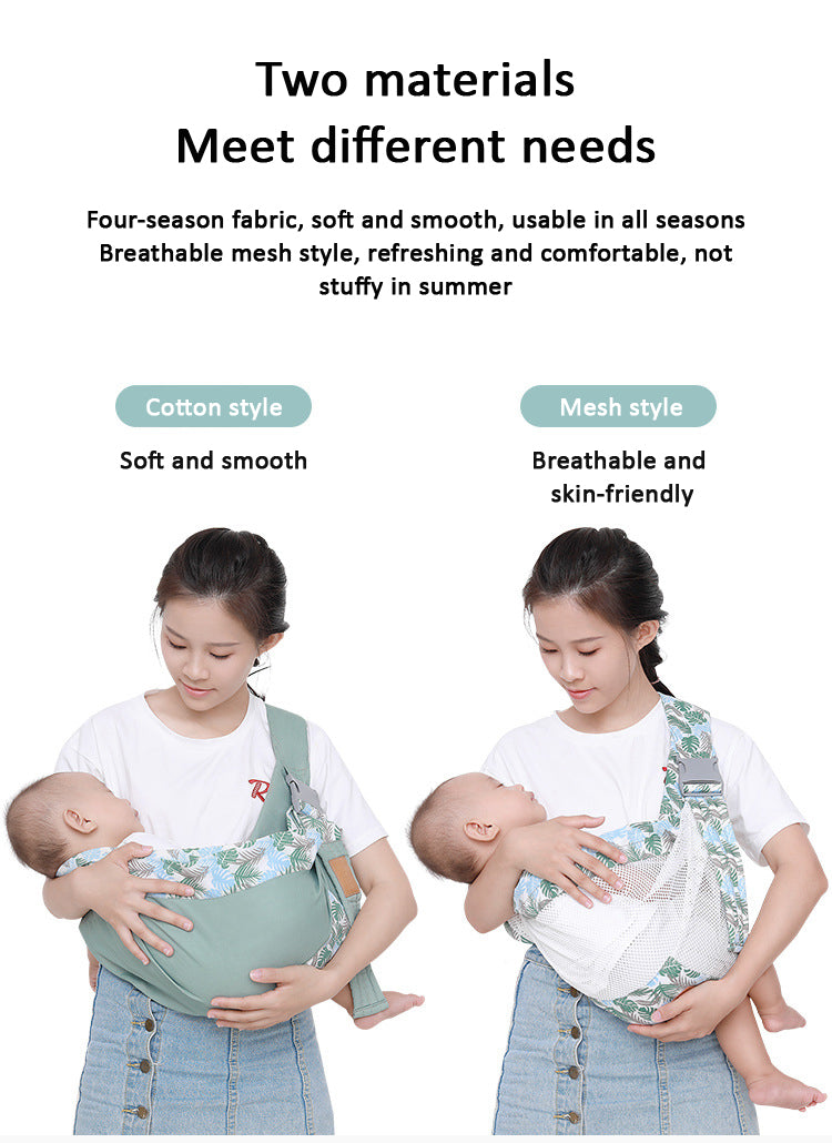 Baby Newborn front hug Carrier Mesh Sling Newborn to Toddler Breastfeeding