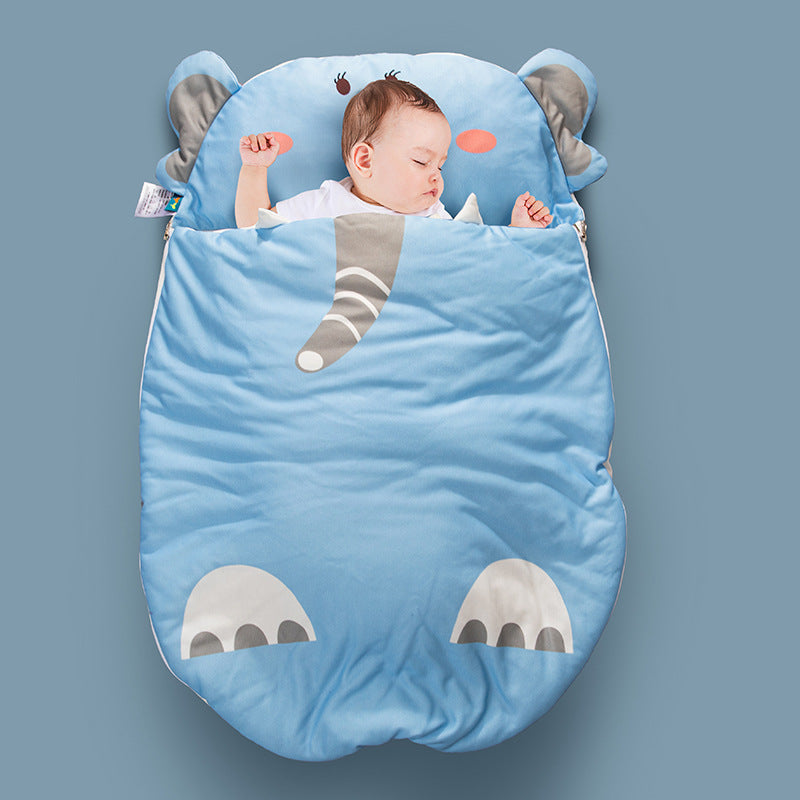 Breathable Anti Kick Safe Nights Cotton Infant Baby Sleeping Bag Sack Blanket