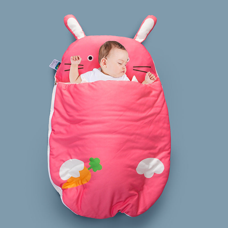 Breathable Anti Kick Safe Nights Cotton Infant Baby Sleeping Bag Sack Blanket