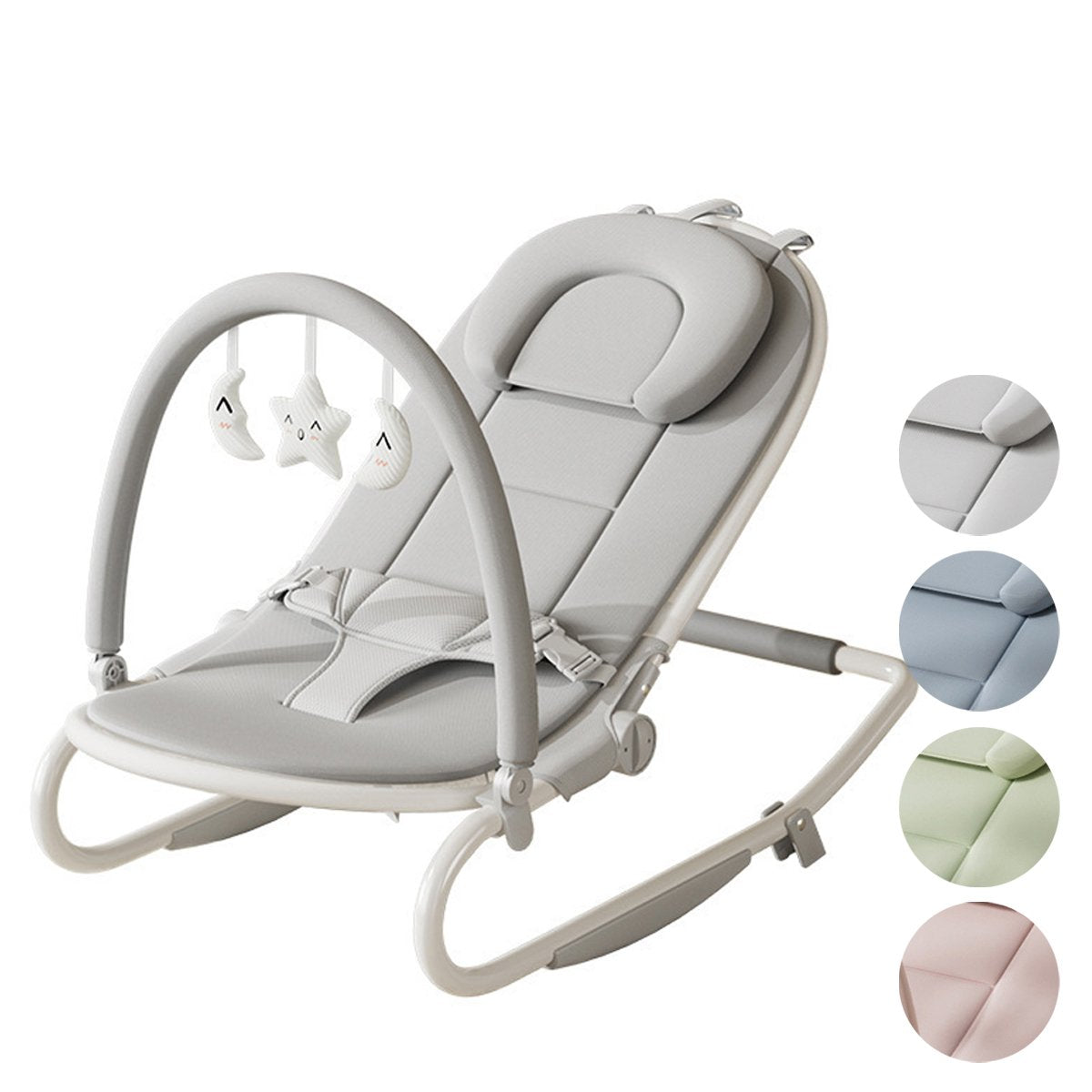 Effortless Baby Comfort and Safety Multi Functional Rocking Chair with Adjustable Backrest