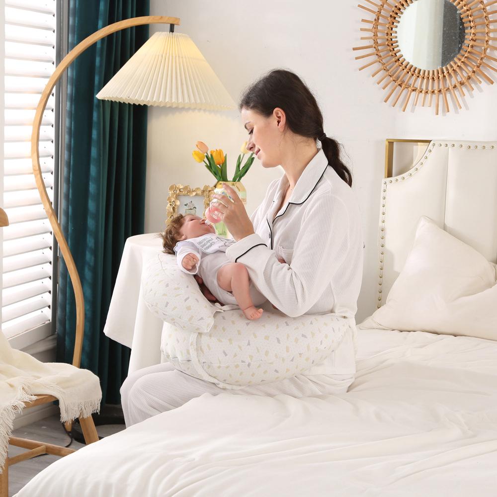 Nursing Angled Feeding Pillow Breastfeeding Cushion For Baby Mommy