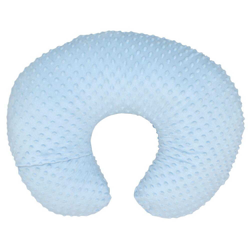 Portable Breastfeeding Angled Feeding Pillow Case Soft Minky Dot Nursing Pillow Cover