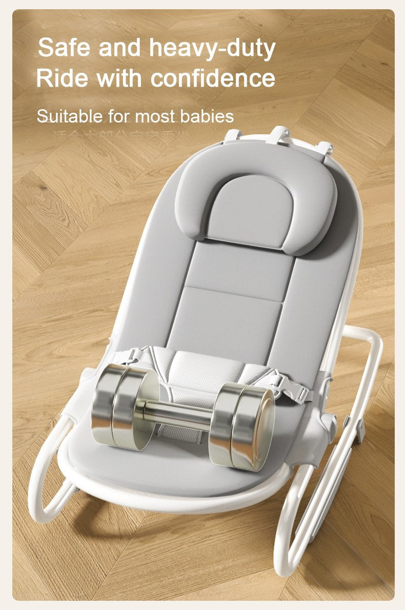 Effortless Baby Comfort and Safety Multi Functional Rocking Chair with Adjustable Backrest