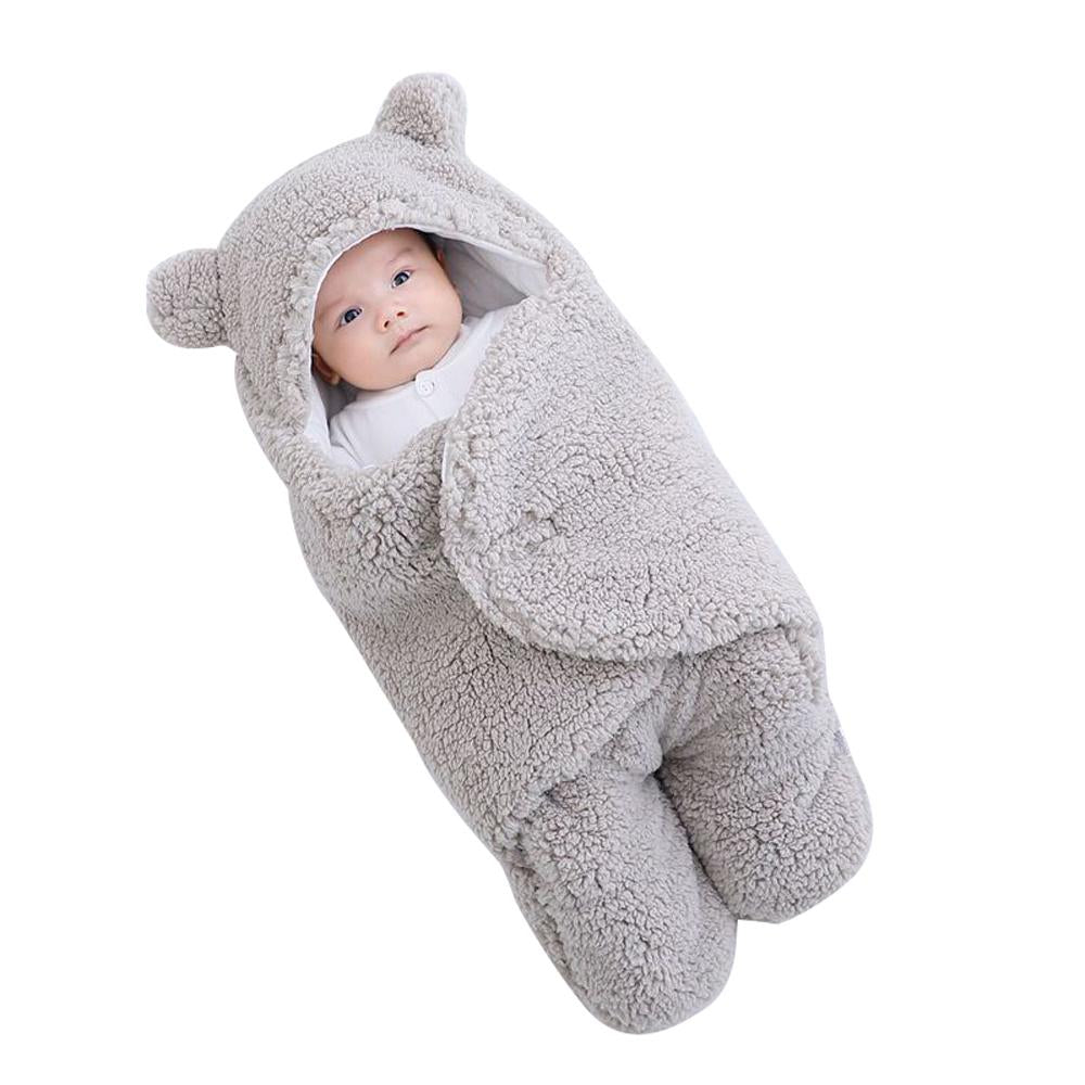 Newborn blanket baby sleeping bag thickened Warm in autumn and winter