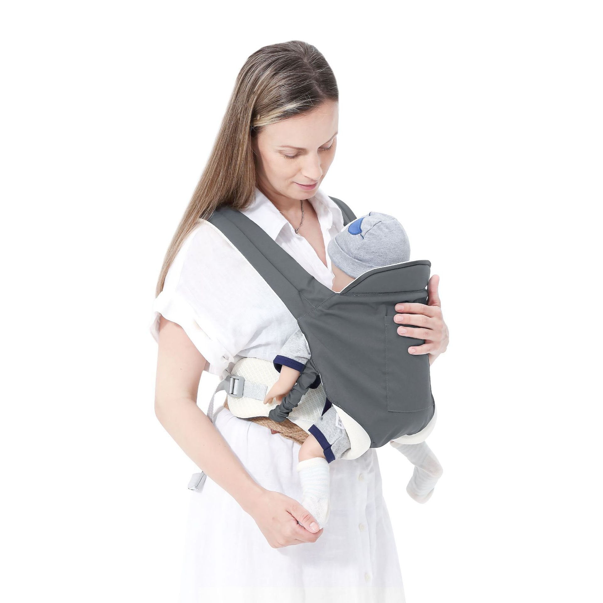 Newborn Baby Toddler Carrier Front Chest Mother Carry Toddler Double Strap