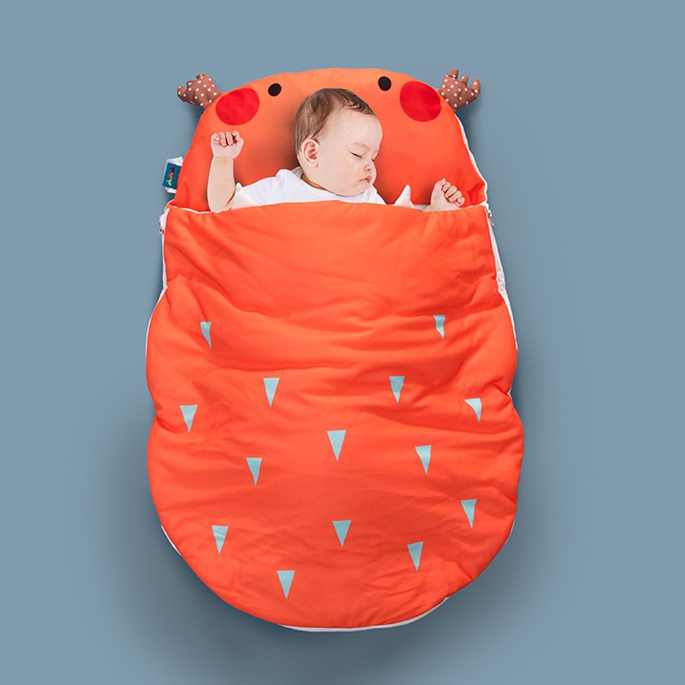 Breathable Anti Kick Safe Nights Cotton Infant Baby Sleeping Bag Sack Blanket