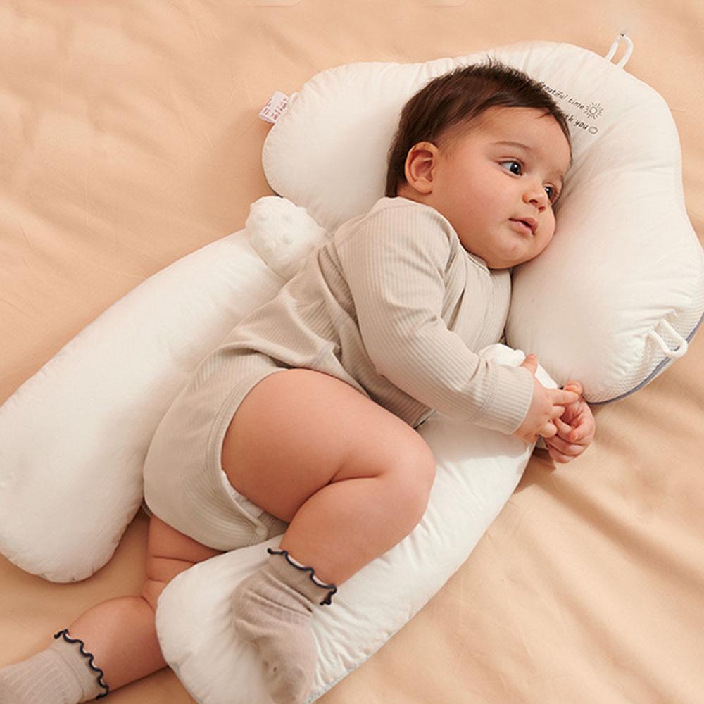 Baby Shaped Pillow Newborn Soothing Sleep Prevent Flat Head