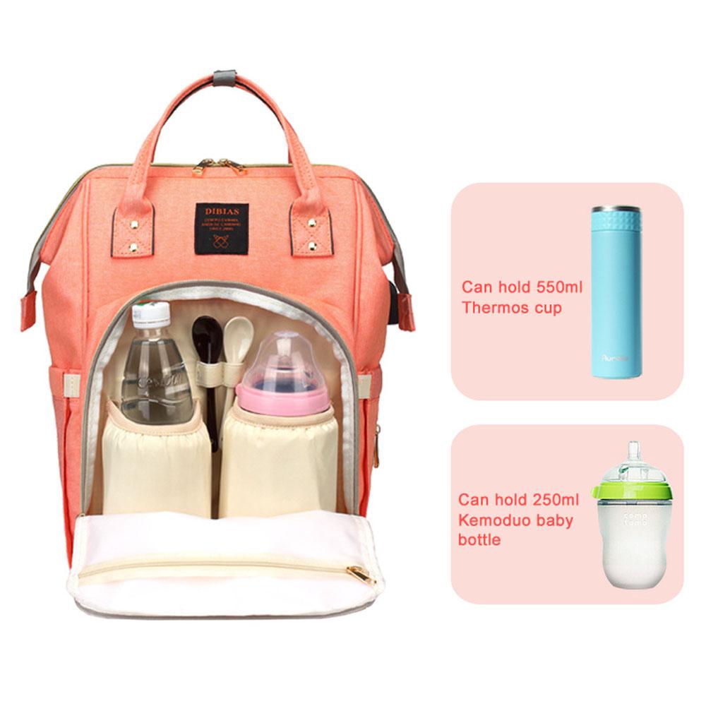 Upgraded Stylish Multi-Function Maternity Backpack with USB Port and Insulated Bag