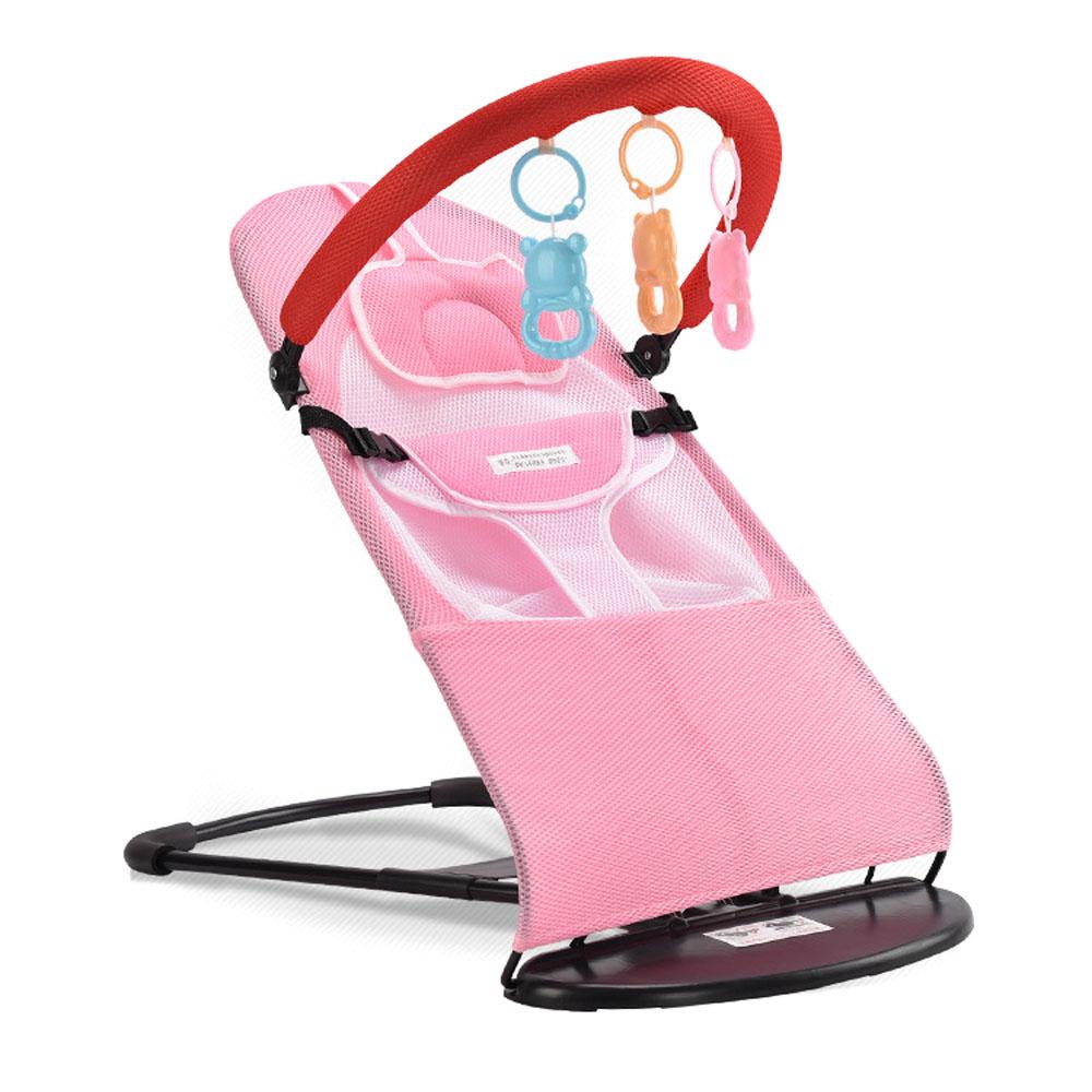 Baby Bouncer Cradle Bed Rocking Chair Portable Cozy