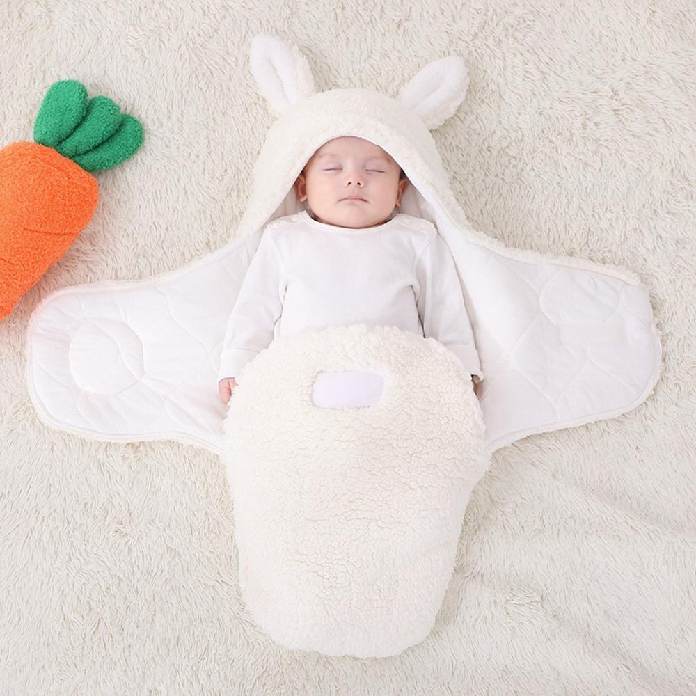 Newborn blanket baby sleeping bag thickened Warm in autumn and winter