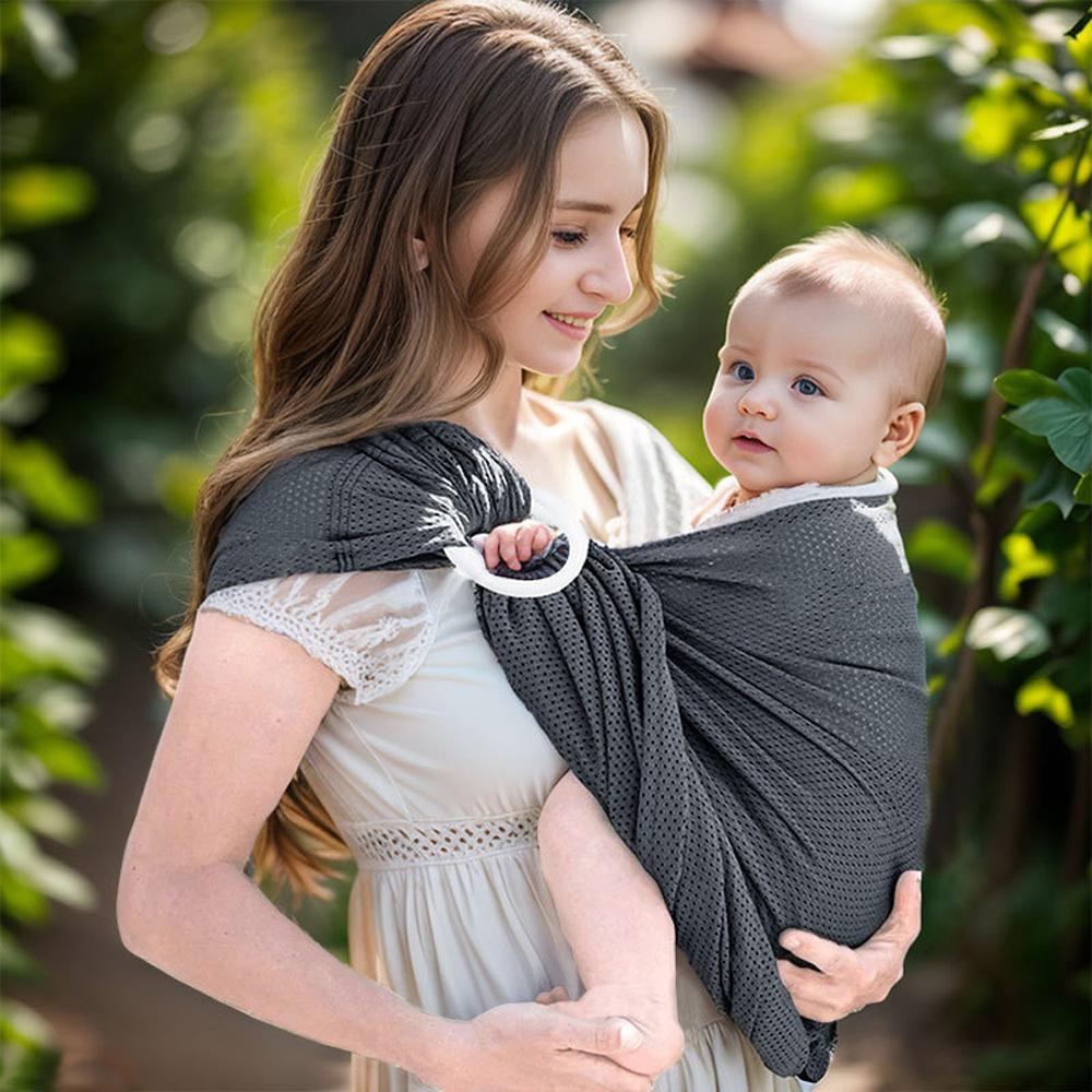 Sears Dual Ring Baby Carrier Breathable Mesh Sling for Easy Outings