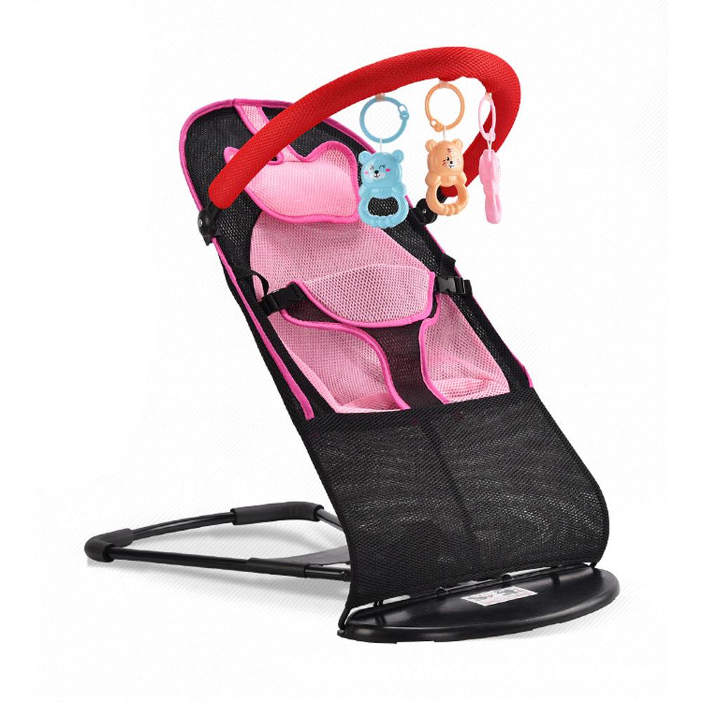 Baby Bouncer Cradle Bed Rocking Chair Portable Cozy