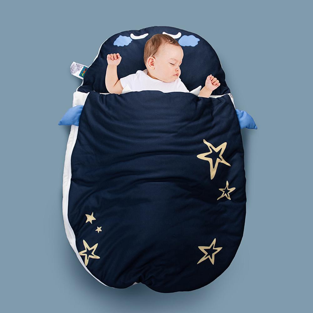 Breathable Anti Kick Safe Nights Cotton Infant Baby Sleeping Bag Sack Blanket