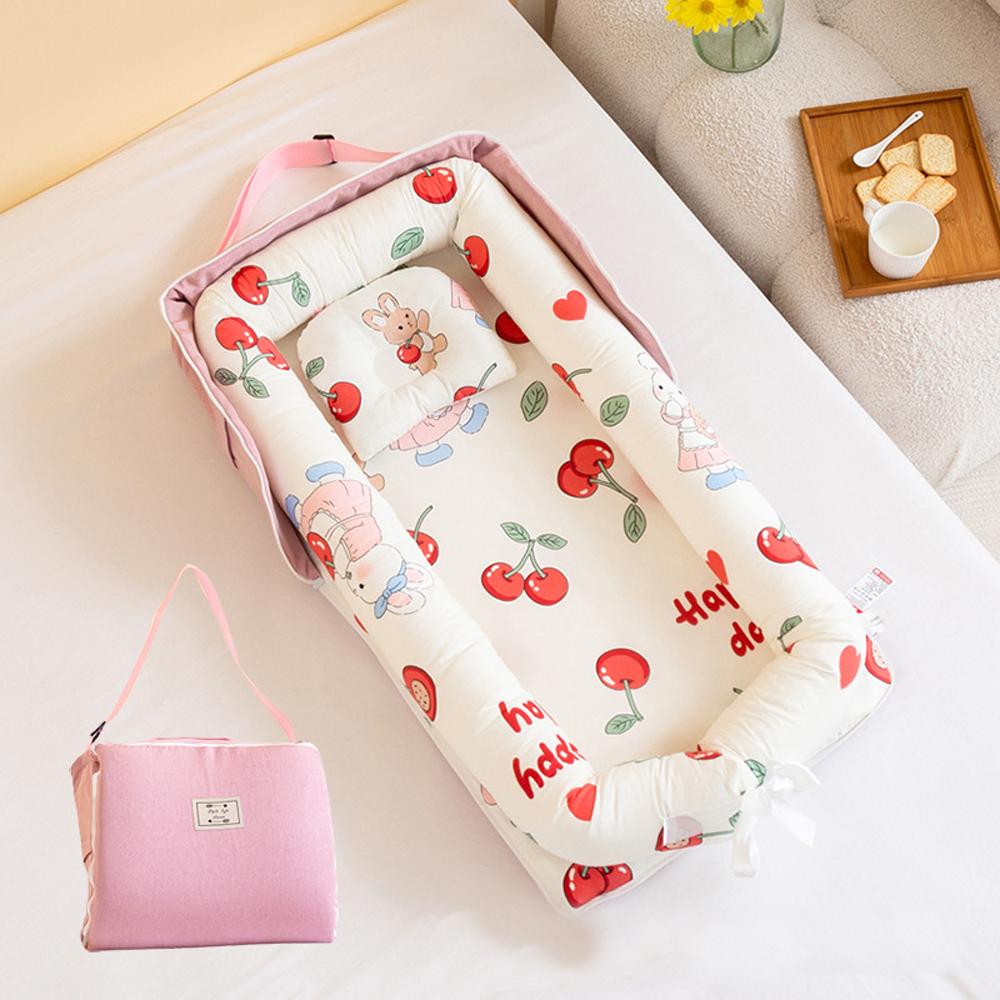 Portable Nursing Bag and Baby Nest Versatile Shoulder Bag Cradle and Travel Bed for Newborns