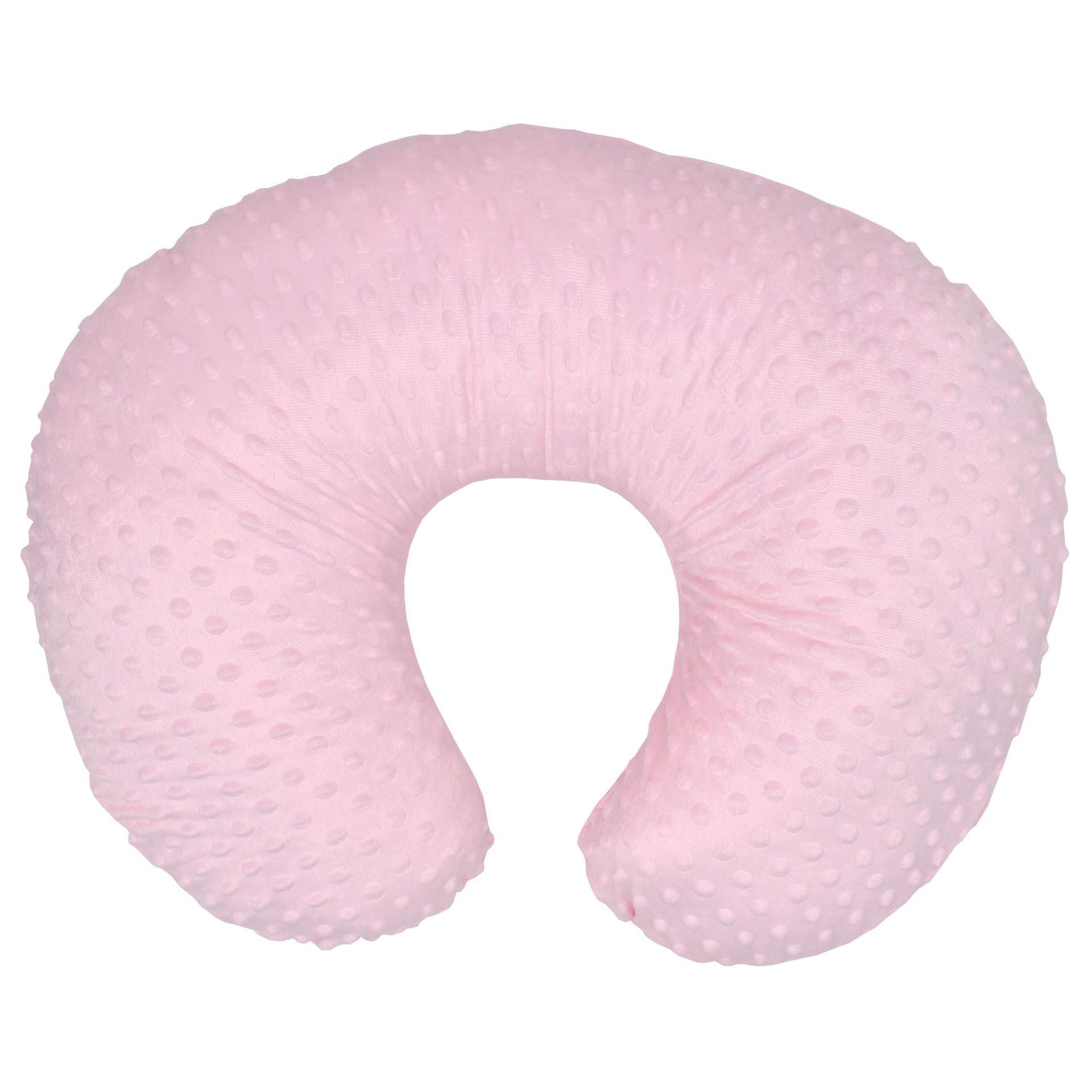 Portable Breastfeeding Angled Feeding Pillow Case Soft Minky Dot Nursing Pillow Cover