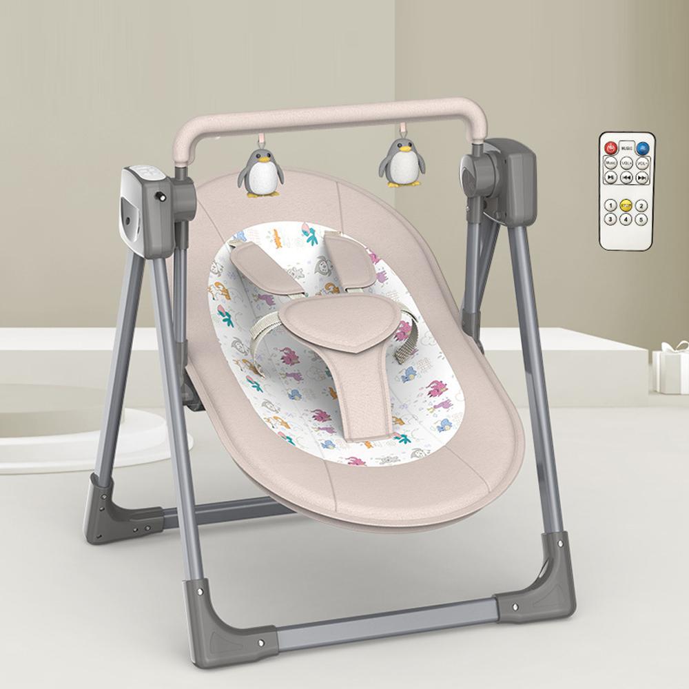 Electric Newborns Baby Cradle Swing Reclining Rocking Chair