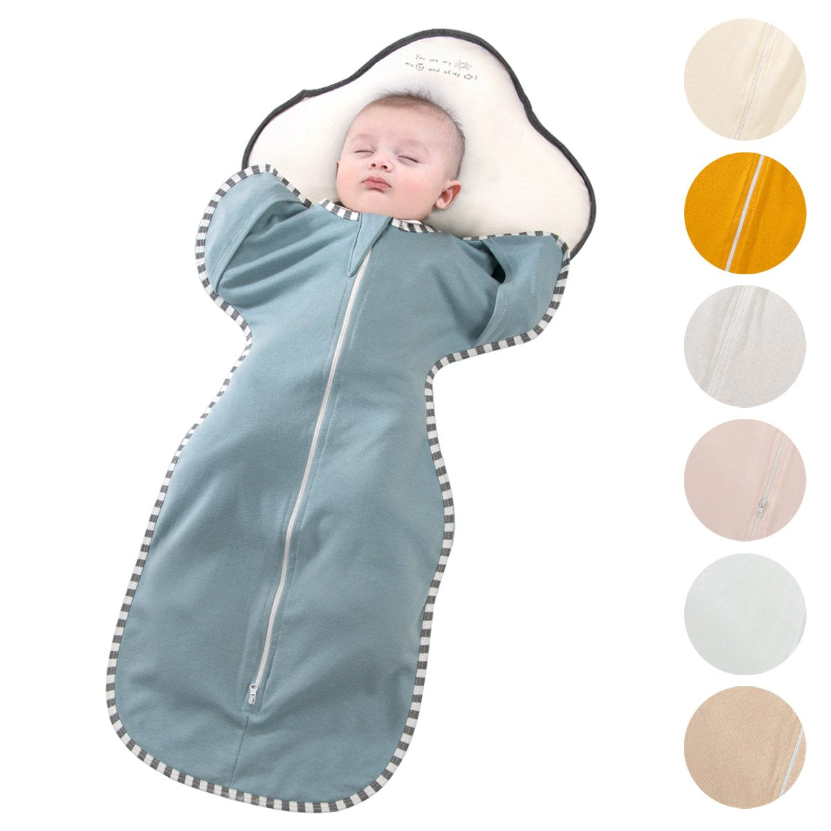 Convertible Baby Newborn Swaddle Sleeping Sack Bags with Soft Cotton for All Seasons