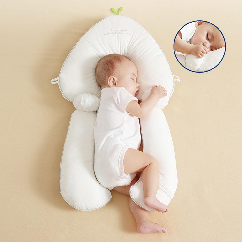 Baby Shaped Pillow Newborn Soothing Sleep Prevent Flat Head