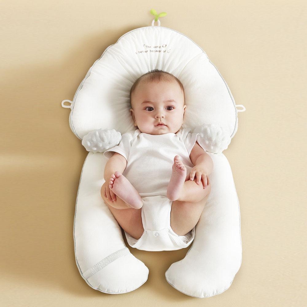 Baby Shaped Pillow Newborn Soothing Sleep Prevent Flat Head