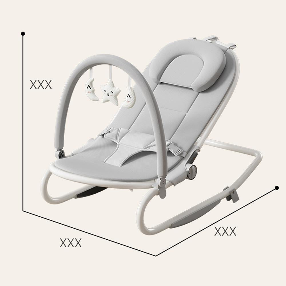 Effortless Baby Comfort and Safety Multi Functional Rocking Chair with Adjustable Backrest