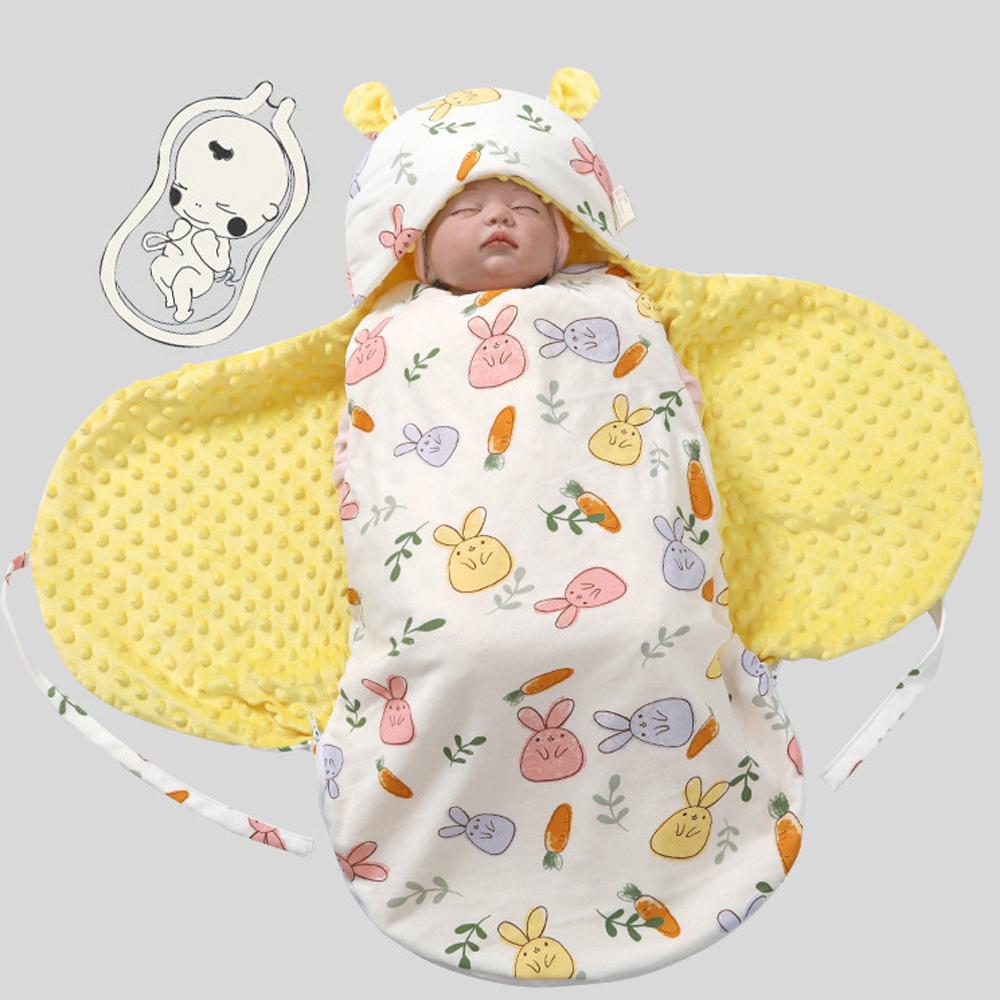 Combed Cotton Newborn Swaddle Sleep Sack bag Anti-Startle for Babies