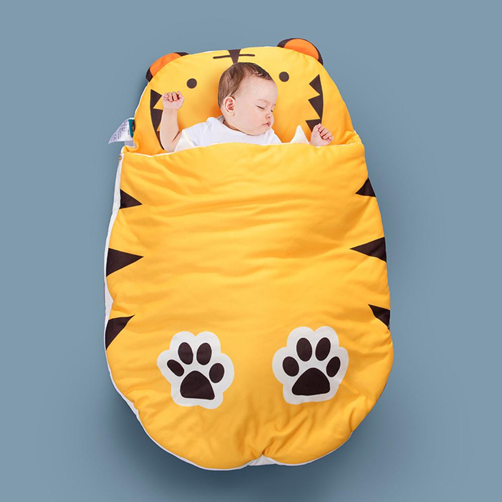 Breathable Anti Kick Safe Nights Cotton Infant Baby Sleeping Bag Sack Blanket