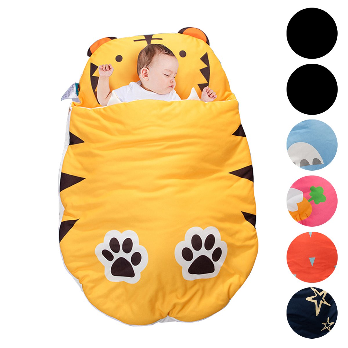 Breathable Anti Kick Safe Nights Cotton Infant Baby Sleeping Bag Sack Blanket