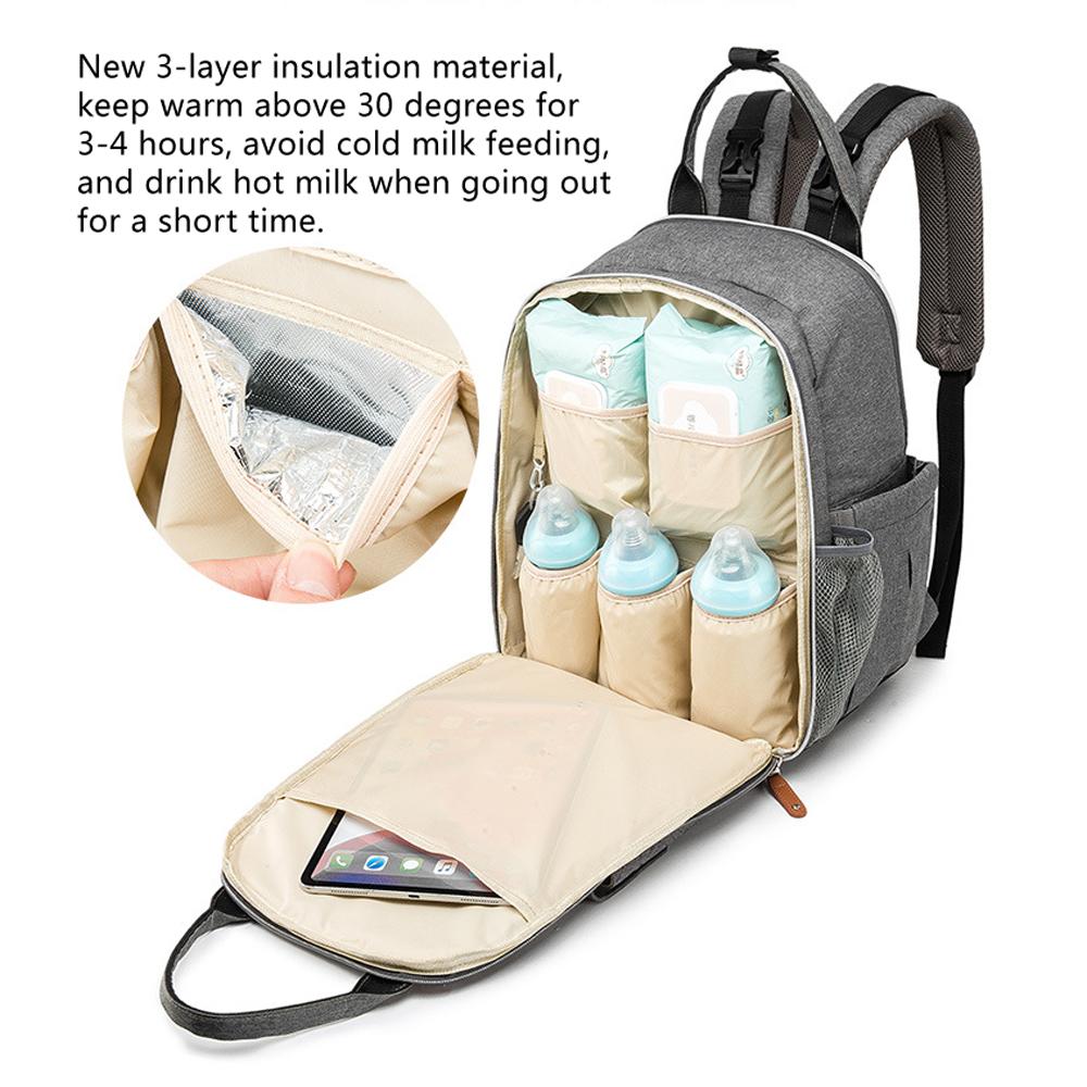 Two shoulder bag Baby Maternal Essentials Thermal Maternal Diaper Portable Thermal Maternal Diaper Portable