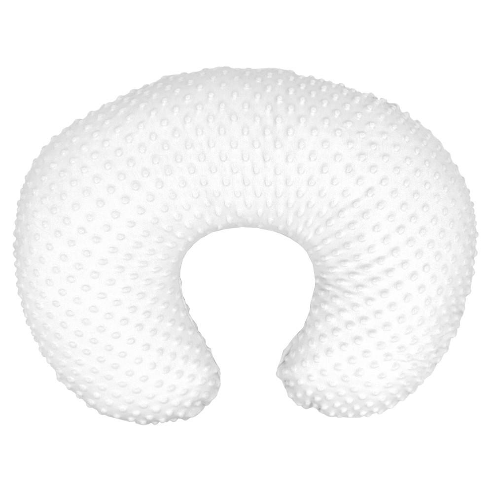 Portable Breastfeeding Angled Feeding Pillow Case Soft Minky Dot Nursing Pillow Cover